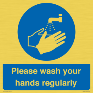 Please wash your hands regularly